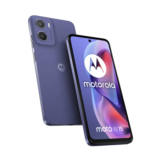 Motorola moto e15 16.9 cm 6.67" 2 GB 64 GB 32 MP Android 14 Go edition Lavender PB6S0007GB