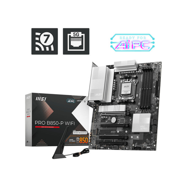 MSI PRO B850-P WIFI AMD Socket AM5 AMD Ryzen 7000 Series AMD Ryzen 8000 Series A PRO B850-P WIFI