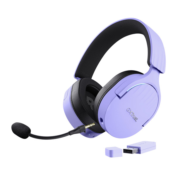 Trust GXT 491P FAYZO Wired & Wireless Gaming 20 - 20000 Hz 290 g Headset Black P 25305