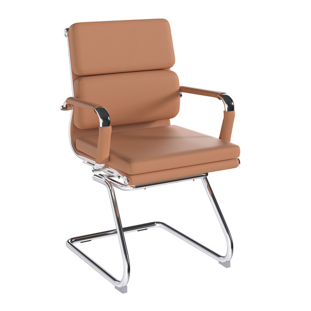 Nautilus Designs Avanti Medium Back Bonded Leather Cantilever Visitor Chair With BCL/5003AV/BW Nautilus Designs Avanti Medium Back Bonded Leather Cantilever Visitor Chair With BCL/5003AV/BW