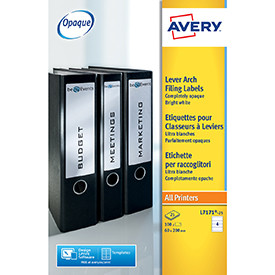 Avery L7171-25 Filing Labels 25 sheets - 4 Labels per Sheet AVERYL7171-25