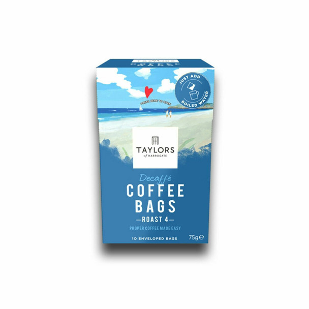 Taylors Of Harrogate Decaffeinated Coffee Bags Pack 10 0403539 0403539 Taylors Of Harrogate Decaffeinated Coffee Bags Pack 10 0403539 0403539