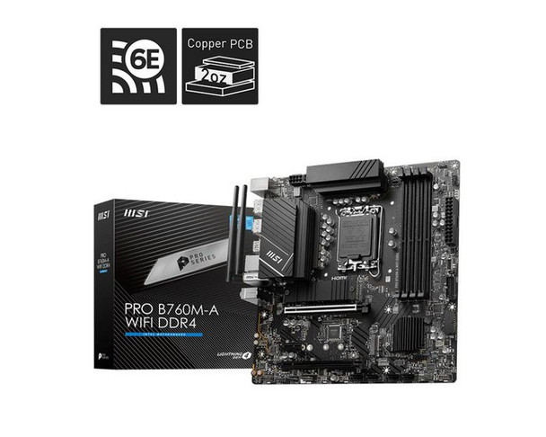 MSI 7D99-001R Pro B760M-A Wifi Ddr4 7D99-001R