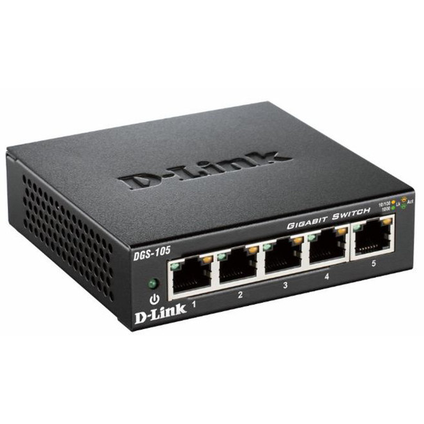 D-Link DGS-105 Unmanaged Full duplex DGS-105/B