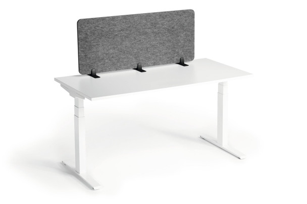 Durable Effect Foldable Felt Desk Divider 60% Recycled W1200 X H500mm Charcoal G 313458