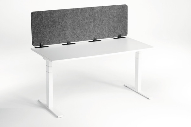 Durable Effect Foldable Felt Desk Divider 60% Recycled W1600 X H500mm Charcoal G 313558