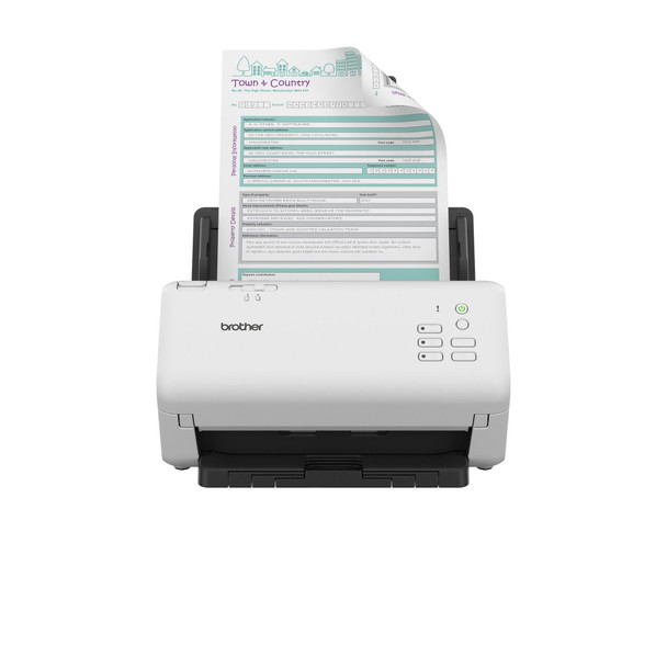 Brother Ads 4300N A4 600 X 600 Dpi Desktop Document Scanner ADS4300NZU1