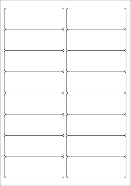 Valuex Multipurpose Label 99.1X34mm 16 Per A4 Sheet White 1600 Labels 15173SM