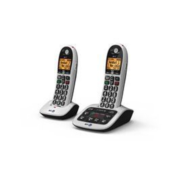 BT BT4600 Twin Big Button Dect Telephone with Answer Machine BT4600TWIN