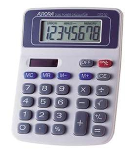 Aurora DT210 Desk Calculator DT210 Aurora DT210 Desk Calculator DT210