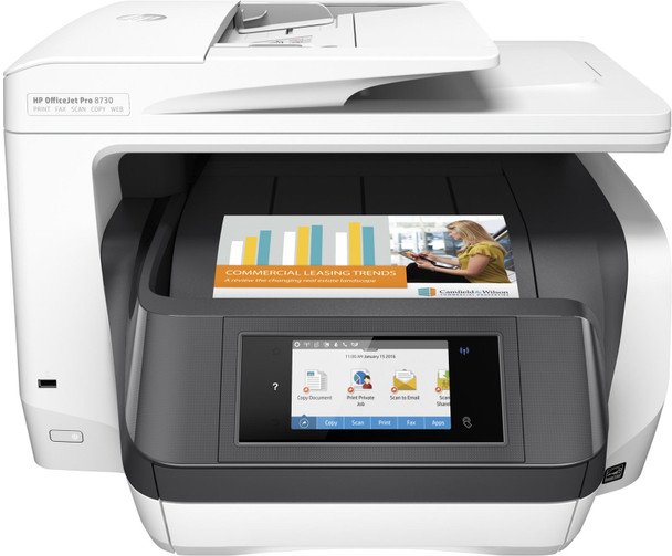 HP D9L20A#A80 OfficeJet Pro 8730 All-in-One D9L20A#A80