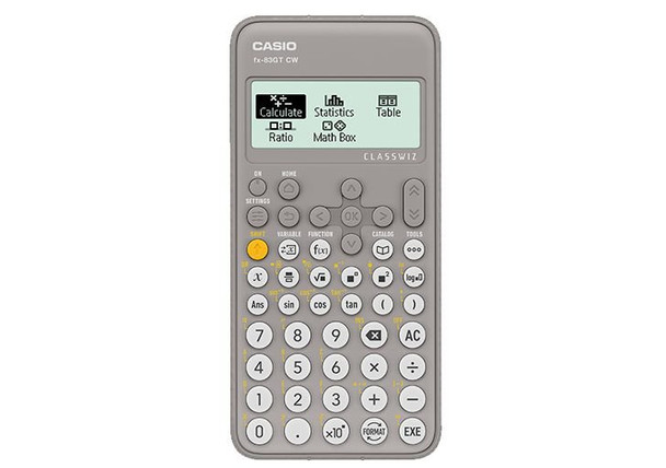 Casio Classwiz Scientific Calculator Grey  FX-83GTCW-GY-W-UT FX-83GTCW-GY