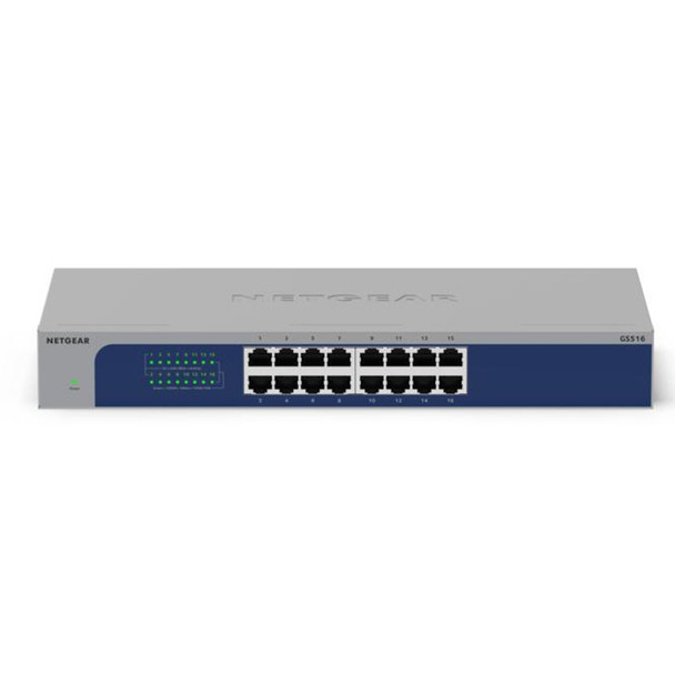 NETGEAR GS516-300EUS Unmanaged Gigabit Ethernet 10/100/1000 Power over Ethernet GS516-300EUS