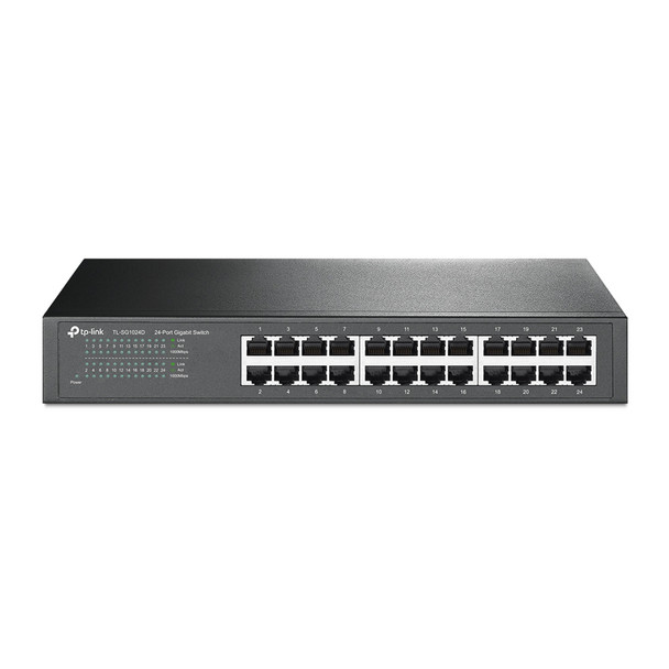 TP-Link 24-Port Gigabit Desktop/Rackmount Network Switch Unmanaged Gigabit Ether TL-SG1024D