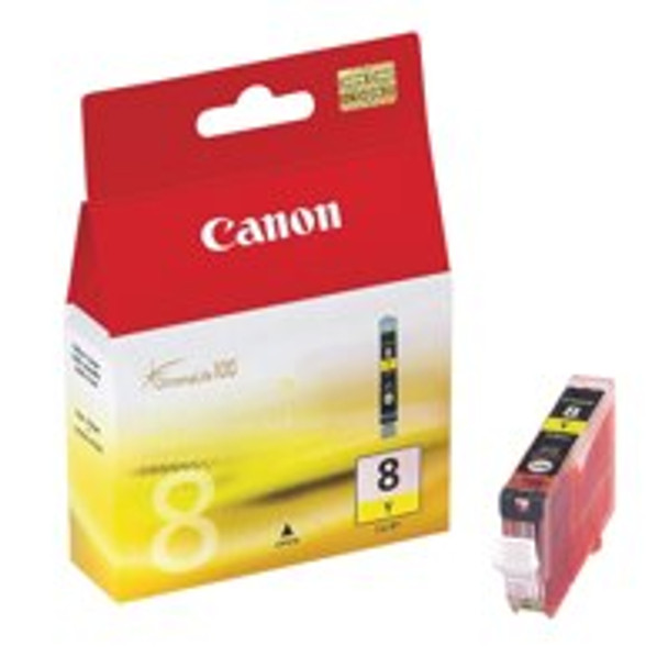 Canon Cli8y Yellow Standard Capacity Ink Cartridge 13Ml - 0623B001 0623B001