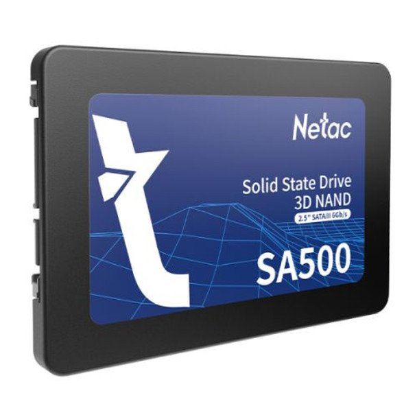 Netac 256Gb Sa500 Ssd 2.5" Sata3 3D Tlc Nand R/W 520/450 Mb/S 7Mm NT01SA500-256-S3X