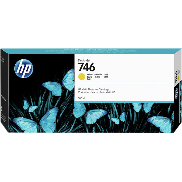 Hp 746 Yellow Standard Capacity Ink Cartridge 300Ml - P2V79A P2V79A