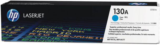 Hp 130A Cyan Standard Capacity Toner 1K Pages for Hp Color Laserjet Pro M176/M17 CF351A