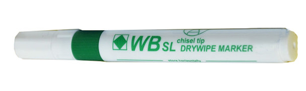 Valuex Whiteboard Marker Chisel Tip 2-5Mm Line Green Pack 10 872004