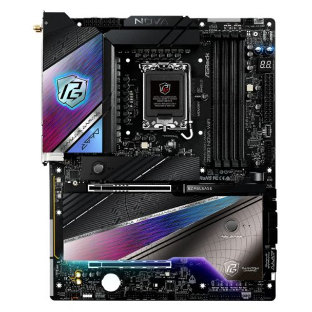 Asrock Z890 NOVA WIFI Intel Z890 1851 Atx 4 Ddr5 Hdmi 2 Tb4 Wi-Fi 7 2.5G & 5G La Z890 NOVA WIFI