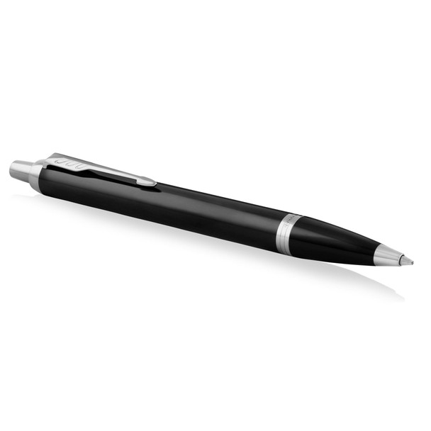 Parker Im Ballpoint Pen Black/Chrome Barrel With Blue Ink Gift Box 1931665