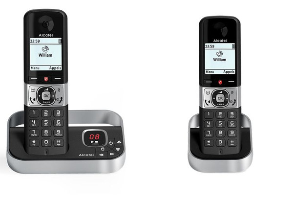 Alcatel F890 Twin DECT Call Block Telephone and Answer Machine F890TAMTWIN