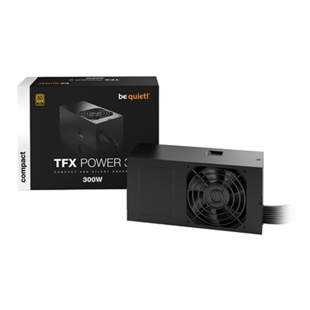 Be Quiet! 300W Tfx Power 3 80 Plus Gold Wired Psu Dual Rail 26A +12V Black Tfx P BN323 Be Quiet! 300W Tfx Power 3 80 Plus Gold Wired Psu Dual Rail 26A +12V Black Tfx P BN323