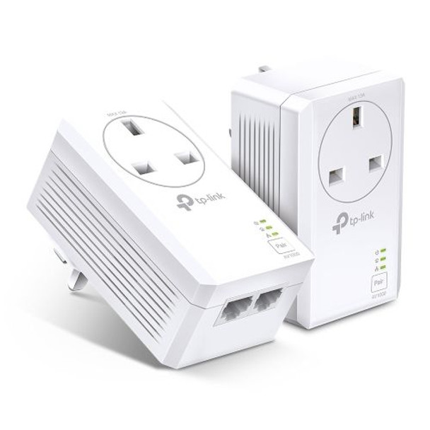 Tp-Link TL-PA7027P KIT Av1000 Gb Powerline Adapter Kit 2-Port Ac Pass Throu TL-PA7027P KIT