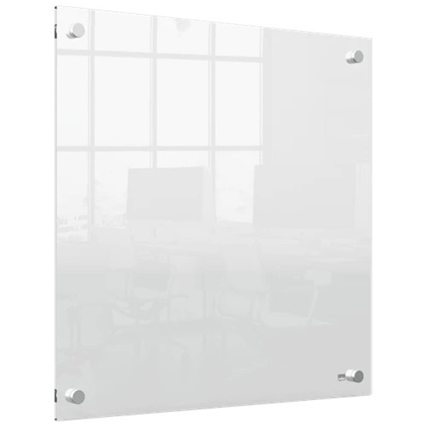 Nobo Transparent Acrylic Mini Whiteboard Wall Mounted 450x450mm 1915620 1915620