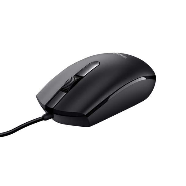 Trust TM-101 Ambidextrous Optical USB Type-A 1200 DPI Black 25295