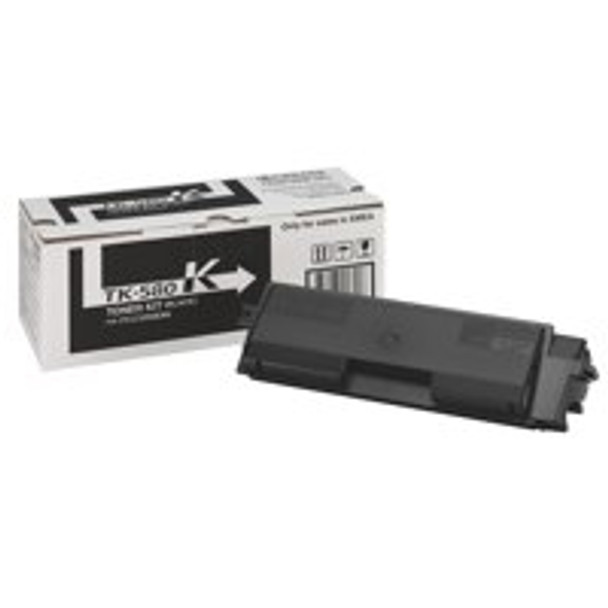 Kyocera Tk580k Black Toner Cartridge 2.8K Pages - 1T02KT0NL0 1T02KT0NL0