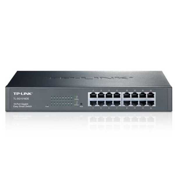 Tp-Link TL-SG1016DE 16-Port Gigabit Easy Smart Switch Unmanaged Rackmountab TL-SG1016DE