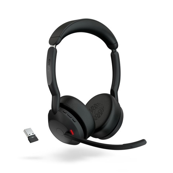 Jabra Evolve2 55 Link 380 USB-A UC Stereo Headset EVOLVE255AUCSTEREO