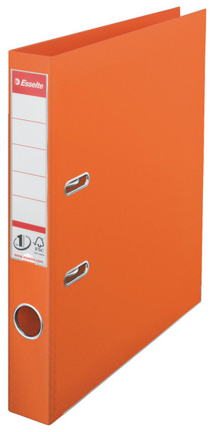 Esselte Lever Arch File No.1 Pp A4 50Mm Orange Pack 10 - 811440 811440
