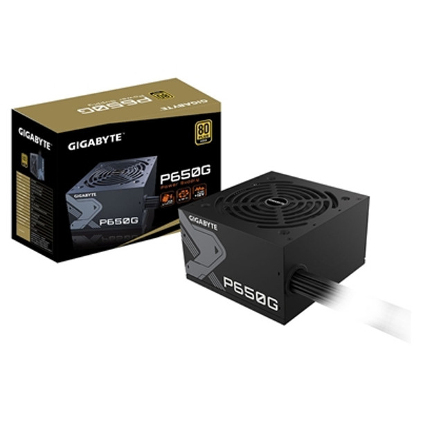 Gigabyte P650g 650W Psu 120Mm Silent Hydraulic Bearing Fan 80 Plus Gold Non Modu GP-P650G
