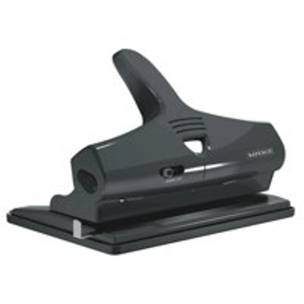 Rapesco Alu Adjustable Heavy Duty 2 3 And 4 Hole Punch 32 Sheets Black 1205