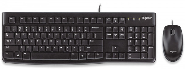 Logitech MK120 Wired Desktop Keyboard and Optical Mouse LOGITECH-MK120