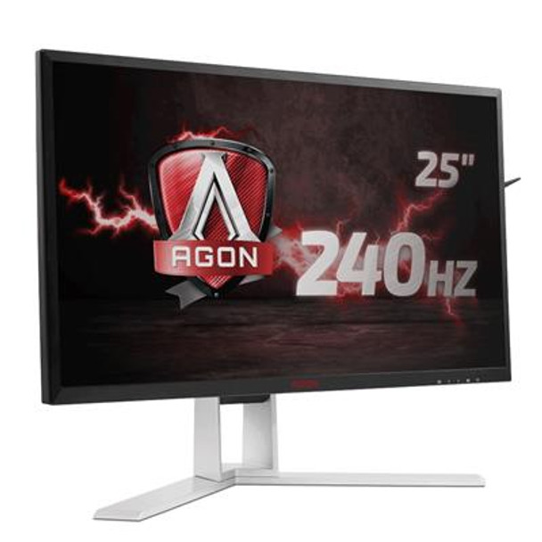 Aoc 24.5" Widescreen Tn Led Black/Red Monitor 1920X1080/1Ms/Hdmi/Dp/Usb AG251FG