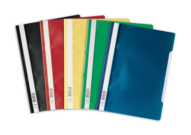 Durable Clear View Folder A4 Assorted Colours Pack 25 - 252300 252300