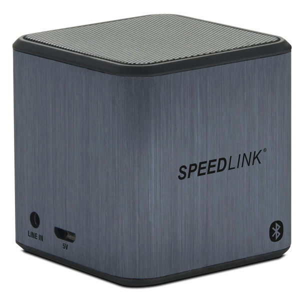 Speedlink Xilu Bluetooth Mini Portable Wireless Speaker 2W Rms Grey SL-890011-GY