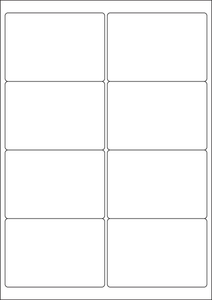 Valuex Multipurpose Label 99.1X67.7Mm 8 Per A4 Sheet White Pack 800 15152SM