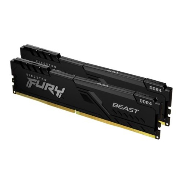 Kingston Fury Beast 16Gb Kit 2 X 8Gb Ddr4 3600Mhz Pc4-28800 Cl17 Dimm Memory KF436C17BBK2/16 Kingston Fury Beast 16Gb Kit 2 X 8Gb Ddr4 3600Mhz Pc4-28800 Cl17 Dimm Memory KF436C17BBK2/16