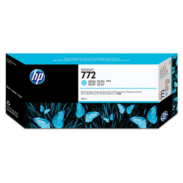 Hp No 772 Light Cyan Standard Capacity Ink Cartridge 300Ml - CN632A CN632A