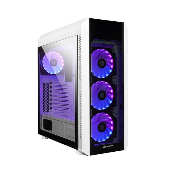 Chieftec GL-03W-OP Computer Case Midi Tower White GL-03W-OP