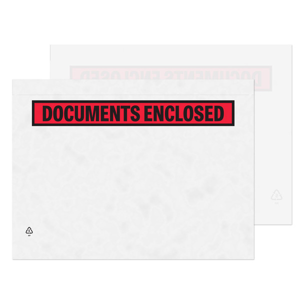 Blake Packaging Polypost Polythene Envelopes C4 Document Enclosed Wallet Printed PDE52