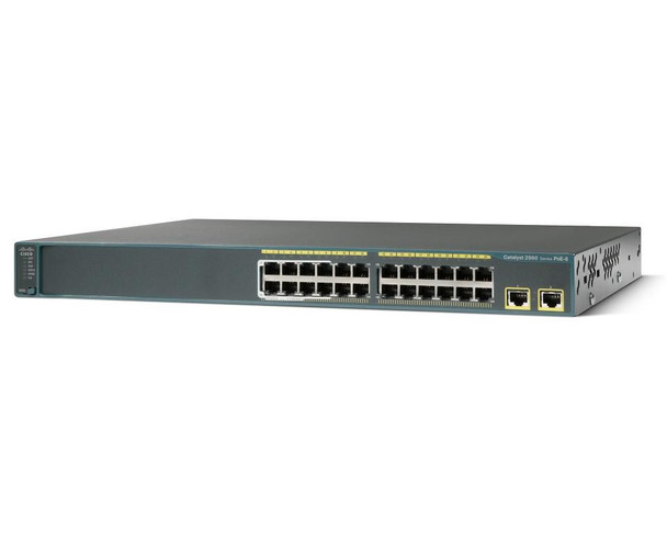 Cisco WS-C2960-24LT-L-RFB CATALYST 2960 24 10/100 8 POE WS-C2960-24LT-L-RFB