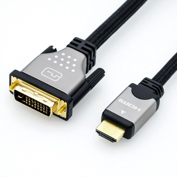 Roline 11.04.5874 DVI - D/HDMI Cable. DVI 24 + 11.04.5874