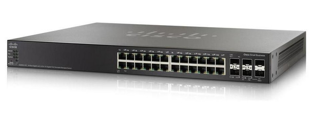 Cisco SG500X-24P-K9-RFB Cisco 24GB PoE w/ 4Port 10GB SG500X-24P-K9-RFB