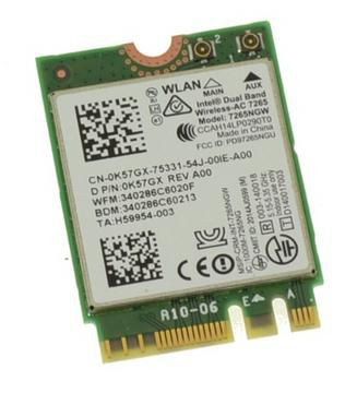 Dell K57GX-RFB WIFI Blutooth Card K57GX-RFB