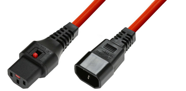 MicroConnect MC-C13C14LOCK-1.5M IEC Lock C13 to C14. 1.5m MC-C13C14LOCK-1.5M
